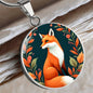 Red Fox Pendant Necklace-[Heartfelt Family Gift]