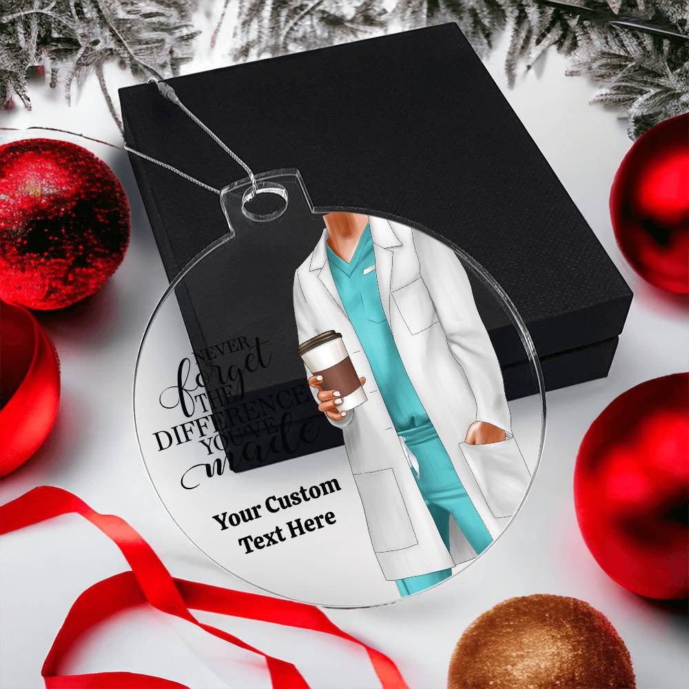 Personalized Nurse Doctor Christmas Ornament-[Heartfelt Family Gift]