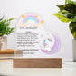 Personalized unicorn plaque led nightlight-[Heartfelt Family Gift]