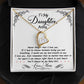 Personalized Daughter Heart Necklace Gift from Mom or Dad-[Heartfelt Family Gift]