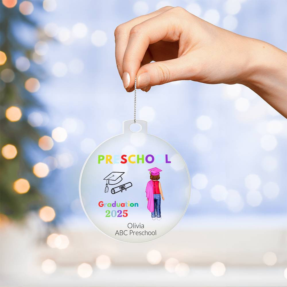 Preschool Graduation 2025 Ornament-[Heartfelt Family Gift]