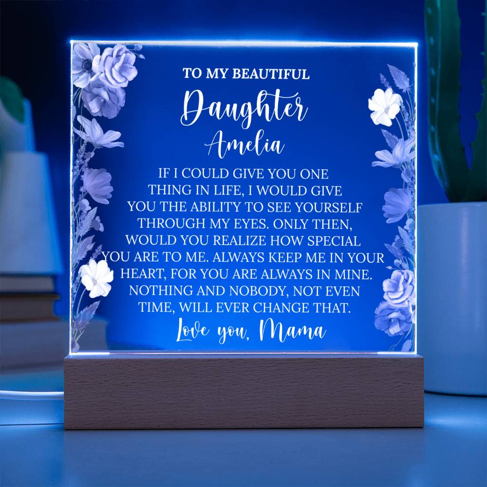 Personalized Daughter Acrylic Plaque