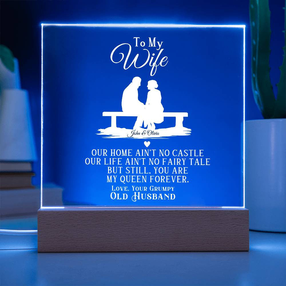 Wife from Husband Romantic Plaque Gift-[Heartfelt Family Gift]