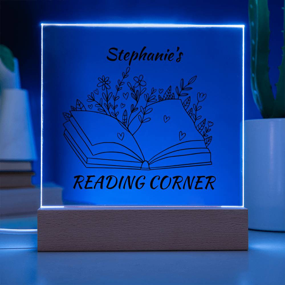 Personalized Reading Corner LED Sign-[Heartfelt Family Gift]