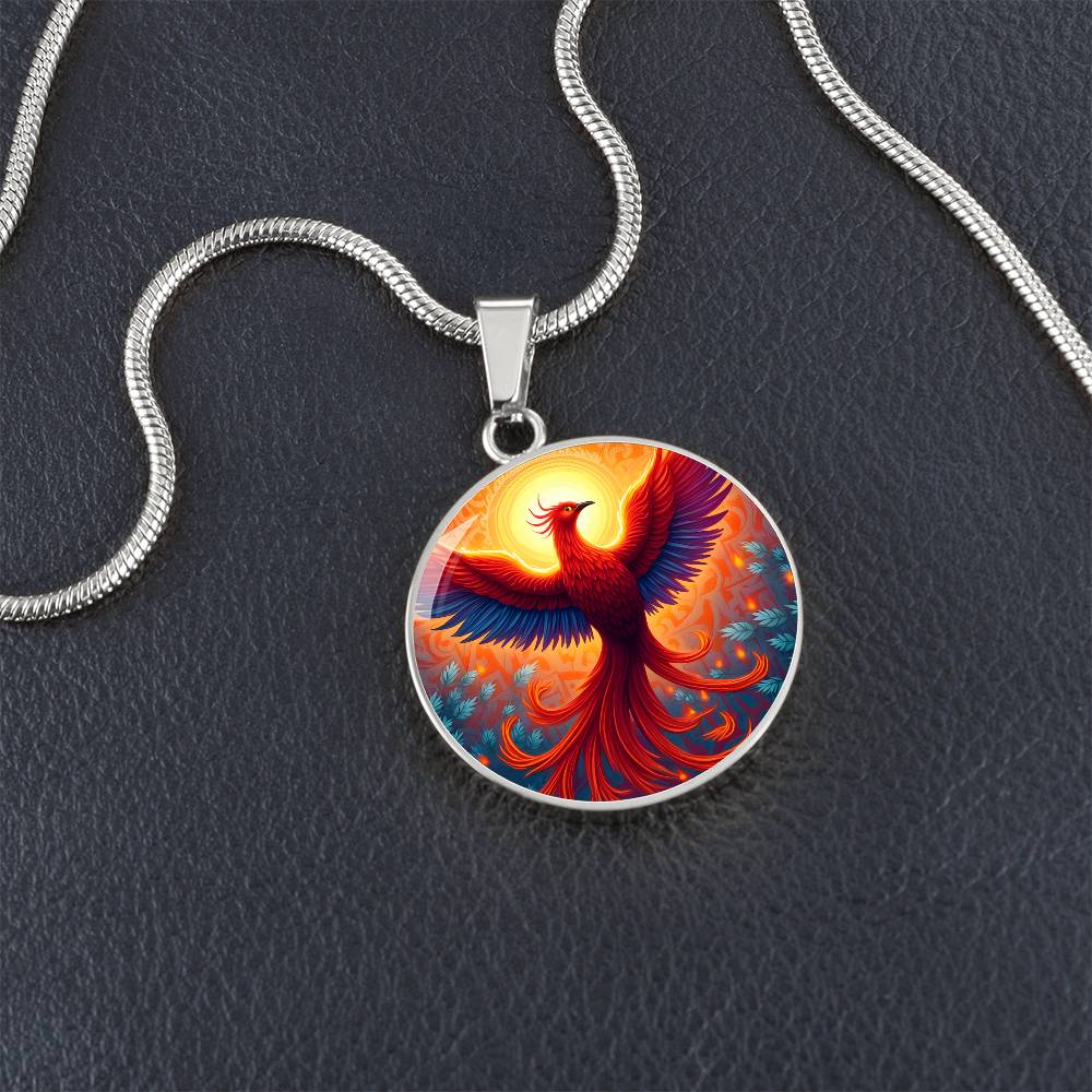 Rising Phoenix Pendant Necklace