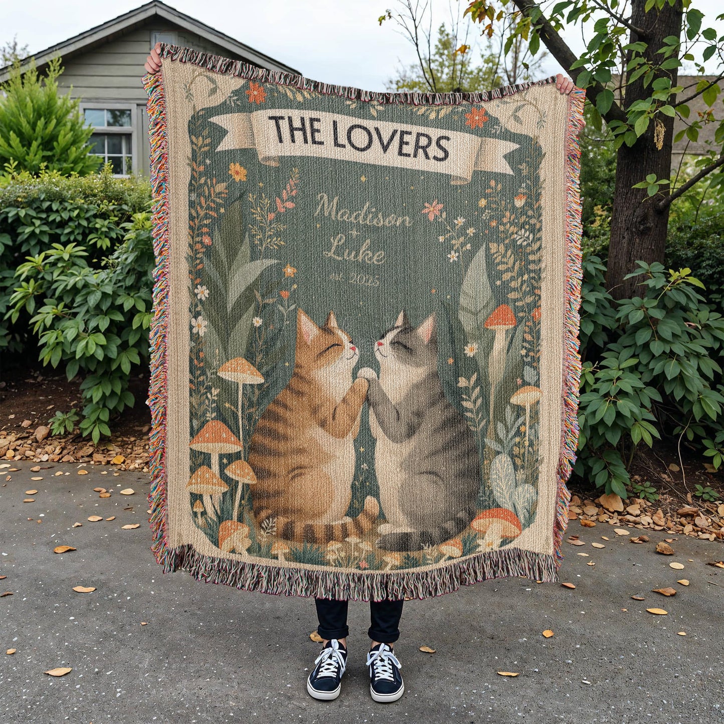 Lovers Cat Blanket