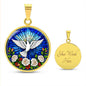 Engraved Dove Necklace-[Heartfelt Family Gift]