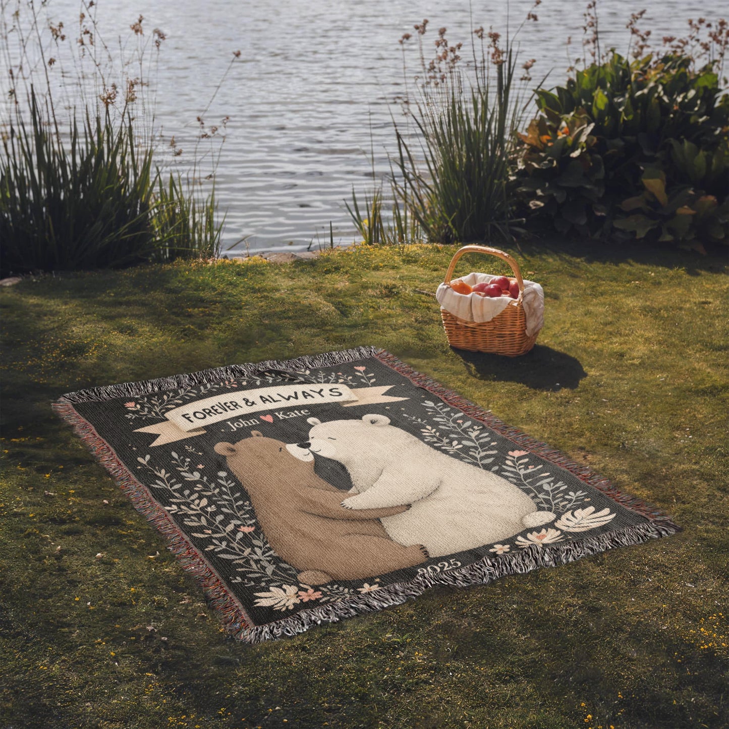 Bear Couple Snuggle Blanket-[Heartfelt Family Gift]