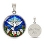 Engraved Dove Necklace-[Heartfelt Family Gift]