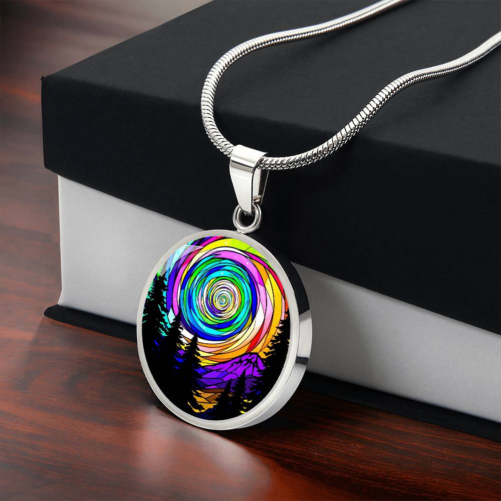 Northern Lights Necklace, Aurora Borealis Pendant, Night Sky Jewelry, Northern Lights Charm, Aurora Borealis Necklace, Night Sky Pendant, Custom Bracelet