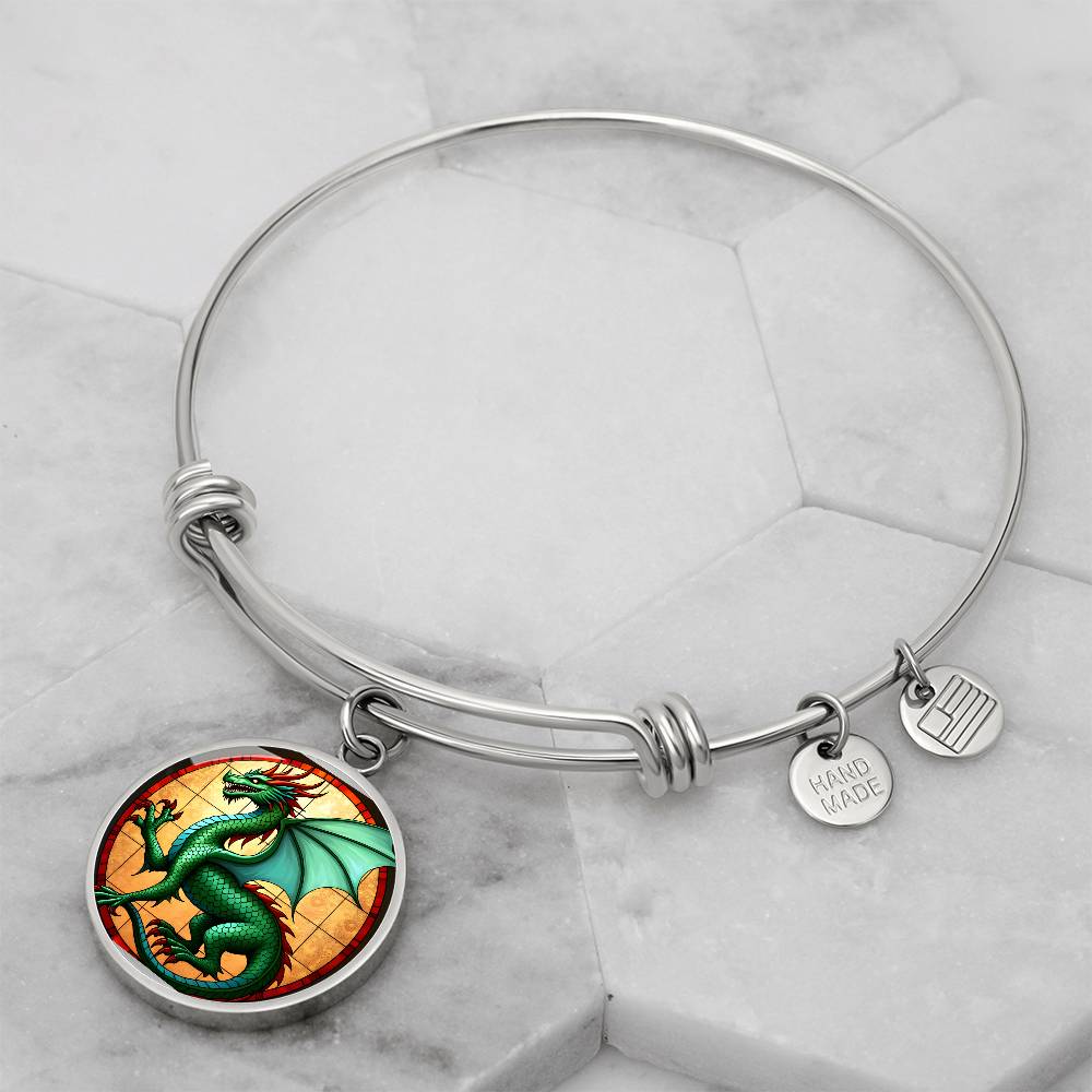 Green Dragon Pendant Necklace