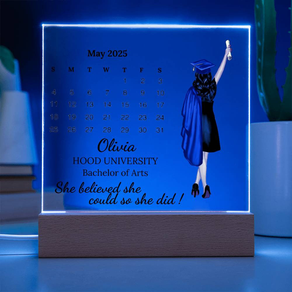 Personalized Graduation Plaque for 2025 Graduate-[Heartfelt Family Gift]