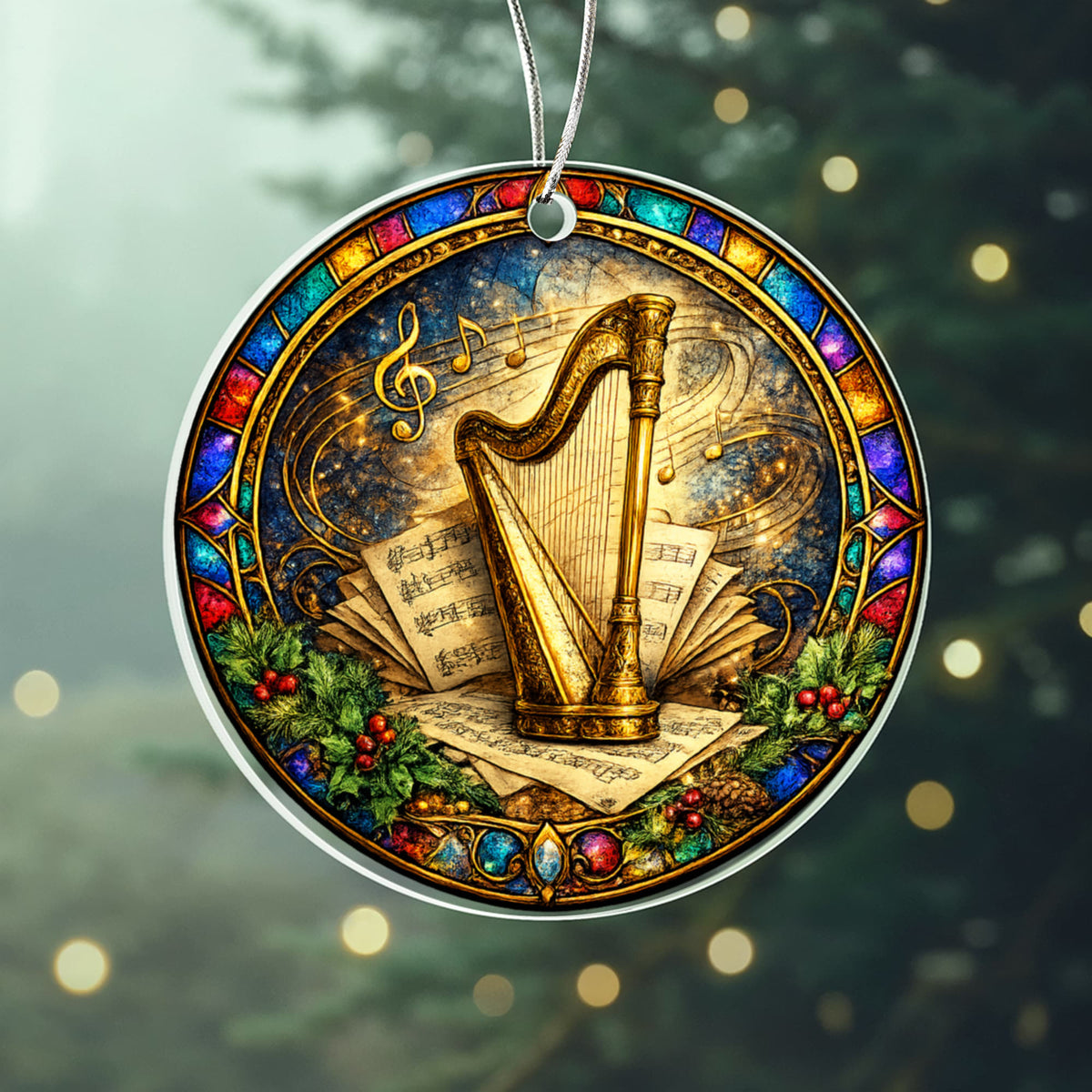 Acrylic Circle Ornament