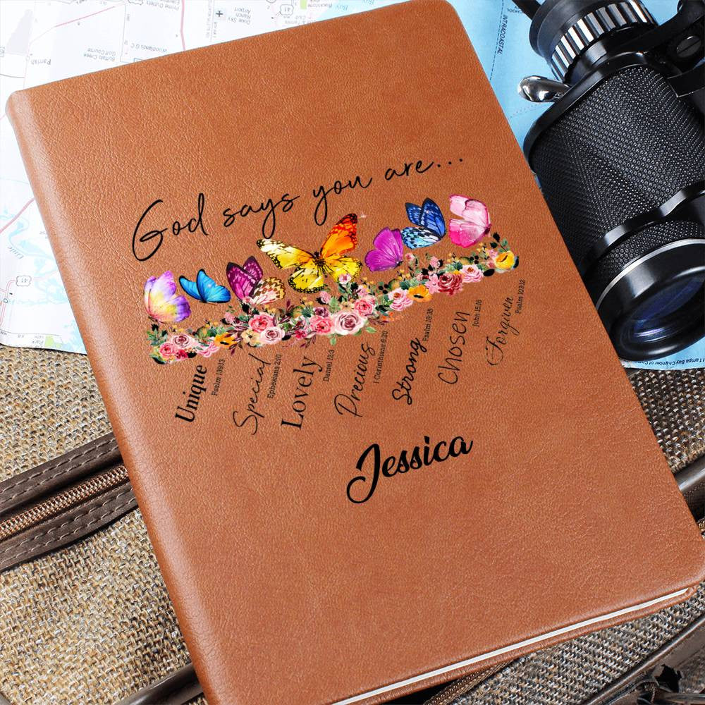 Butterfly God Says You Are Journal-[Heartfelt Family Gift]