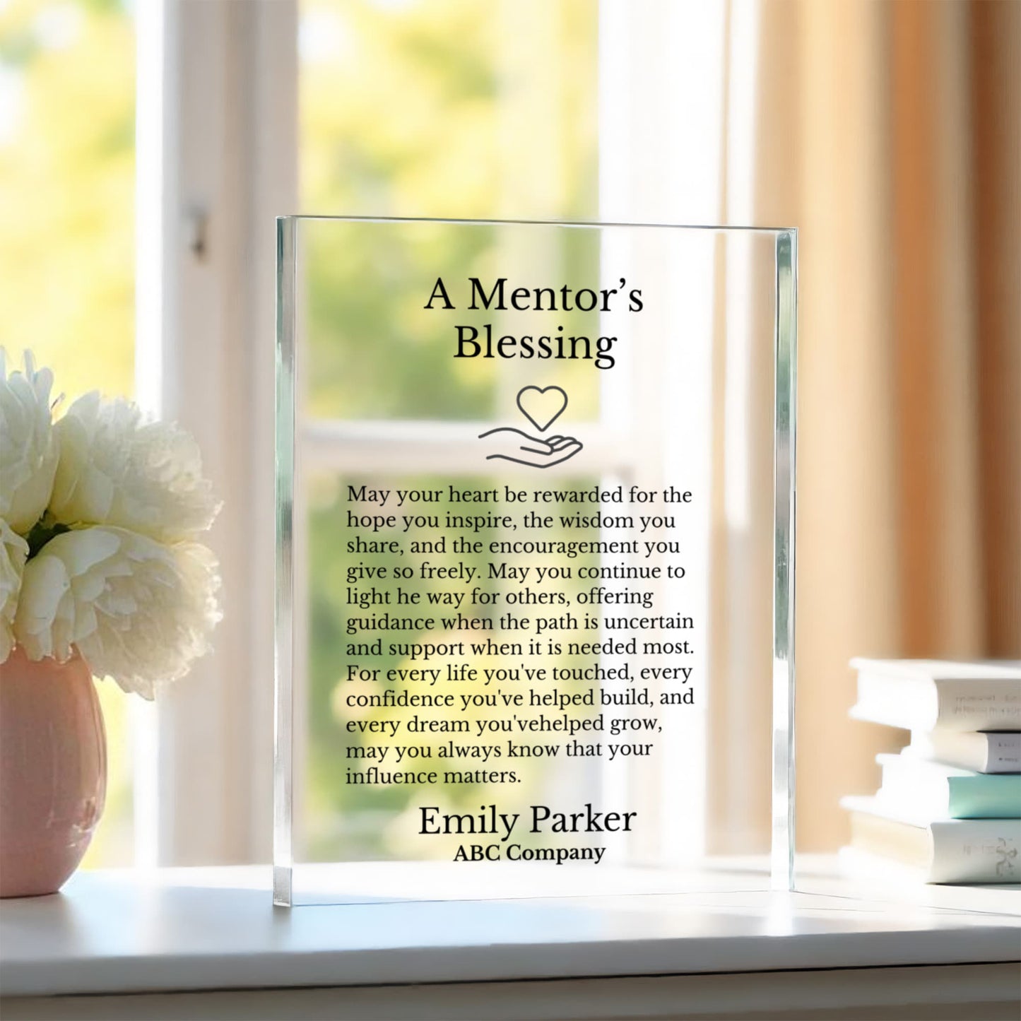 Mentor Appreciation Plaque Gift