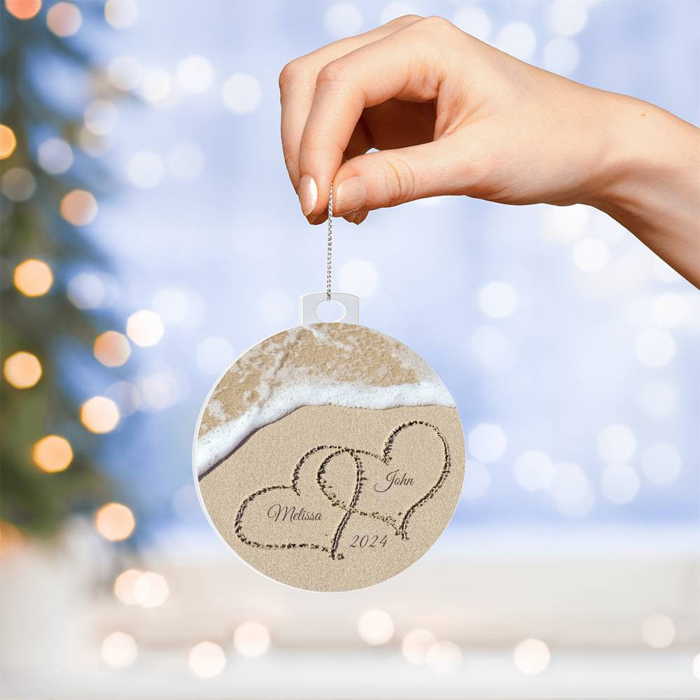 Beach Ornament for Couple-[Heartfelt Family Gift]