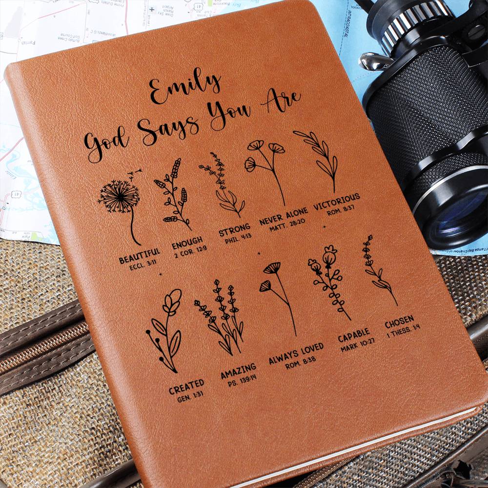 Personalized God Says You Christian Journal