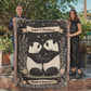 Panda Couple Cuddle Blanket for Valentines Day or Anniversary-[Heartfelt Family Gift]