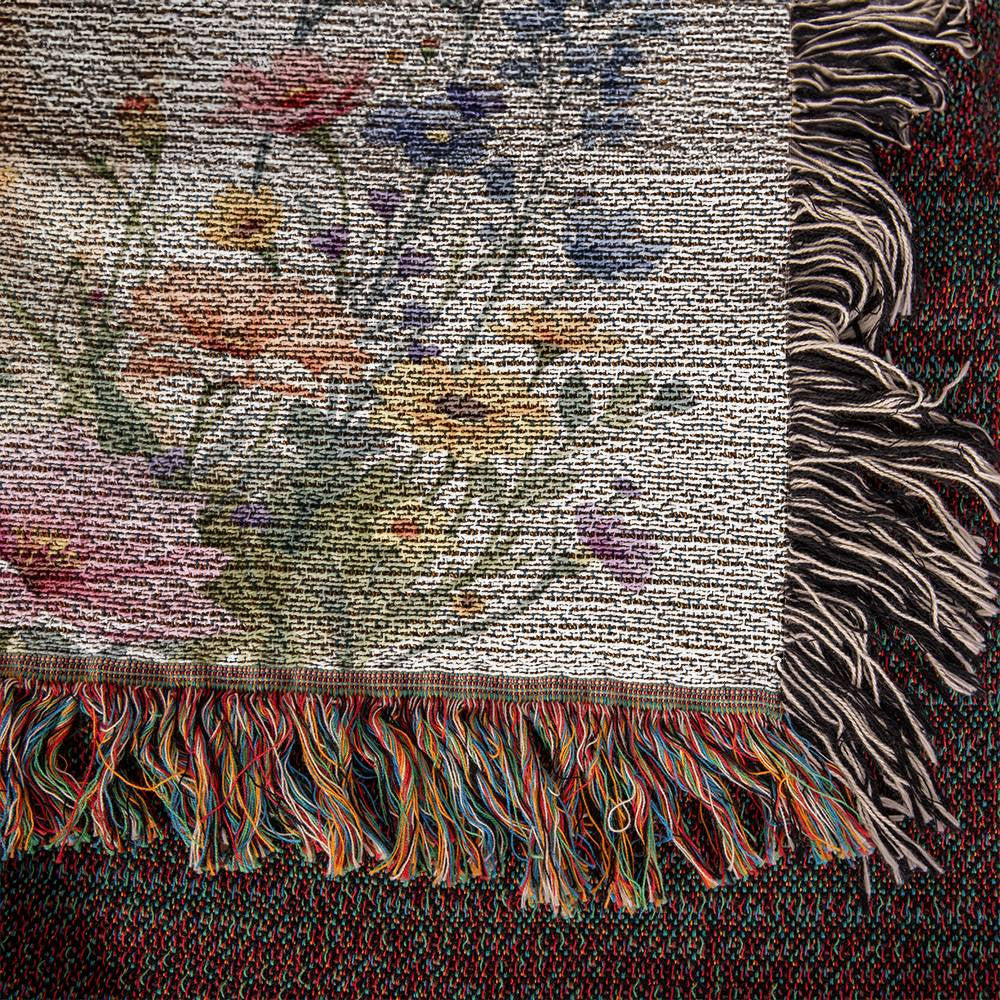 Cocker Spaniel Woven Cotton Throw Blanket-[Heartfelt Family Gift]