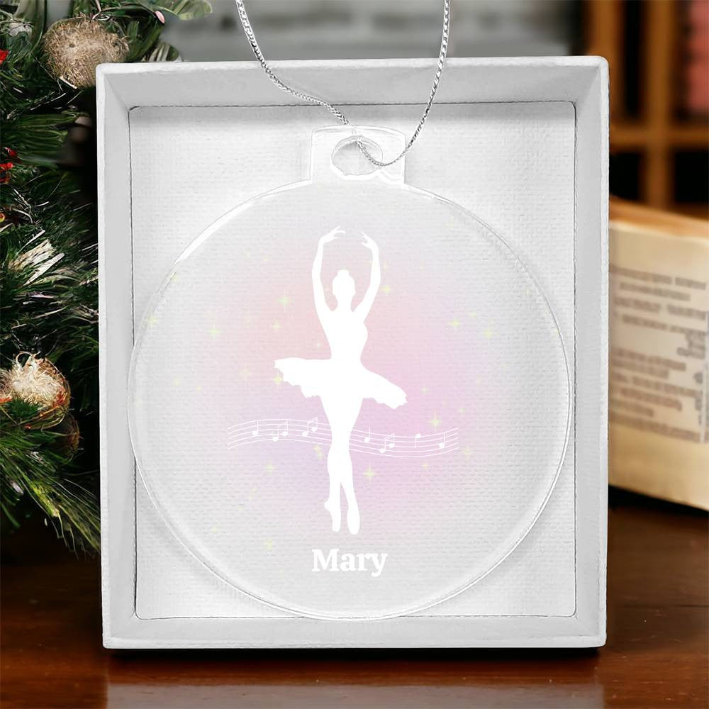 Personalized Ballet Christmas Ornament-[Heartfelt Family Gift]
