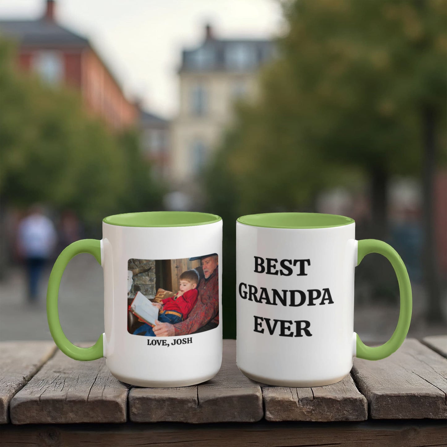 Best Grandma Ever Color Accent Mugs