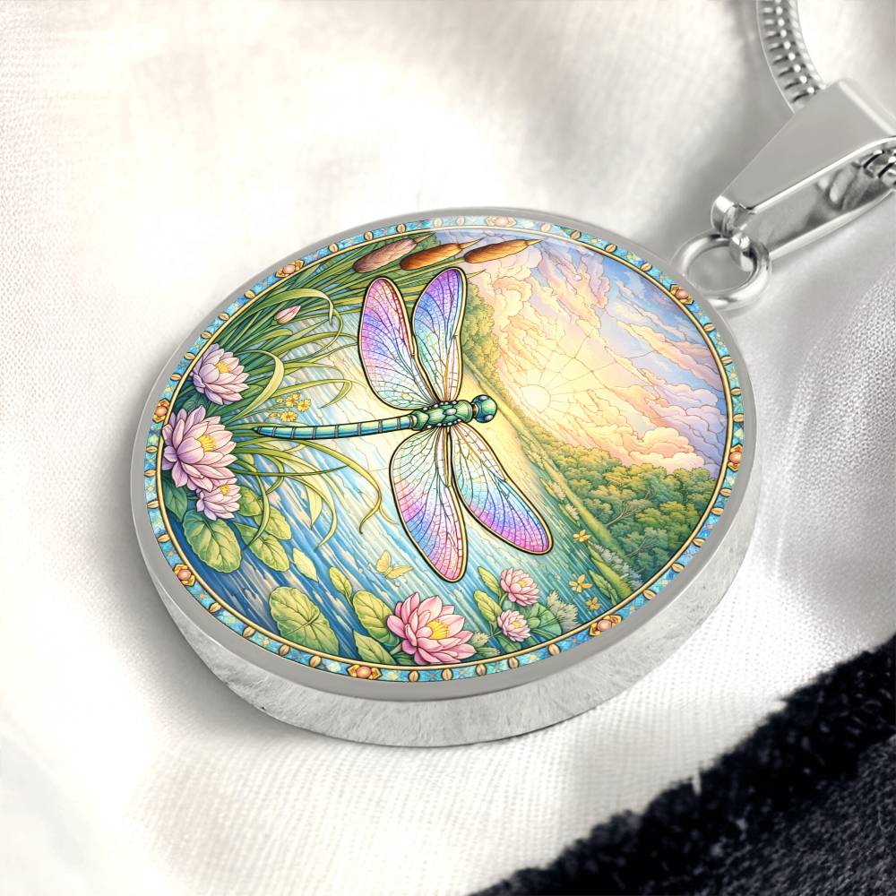 Dragonfly Personalized Engraved Necklace Bracelet or Keychain