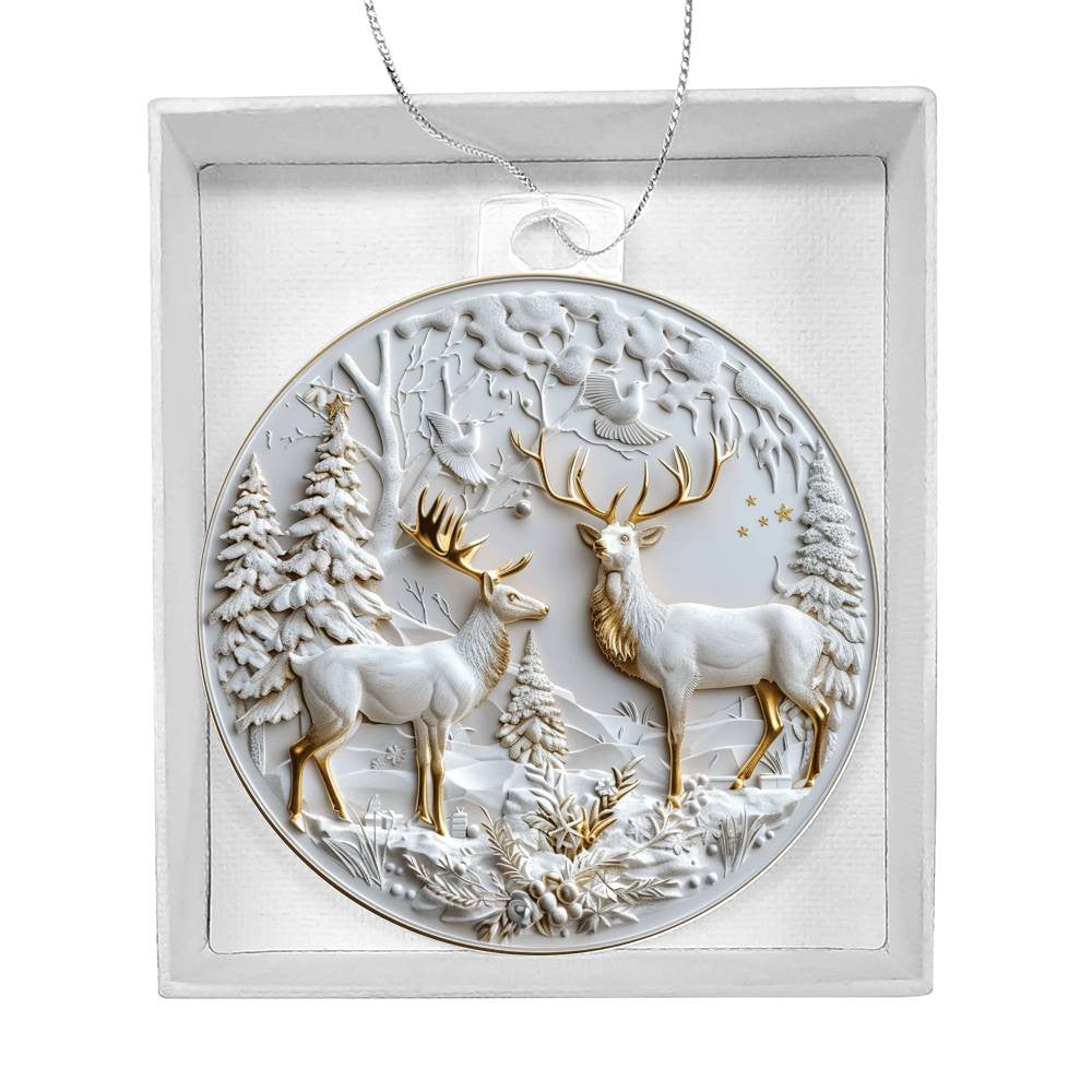 Acrylic Christmas Ornament-[Heartfelt Family Gift]