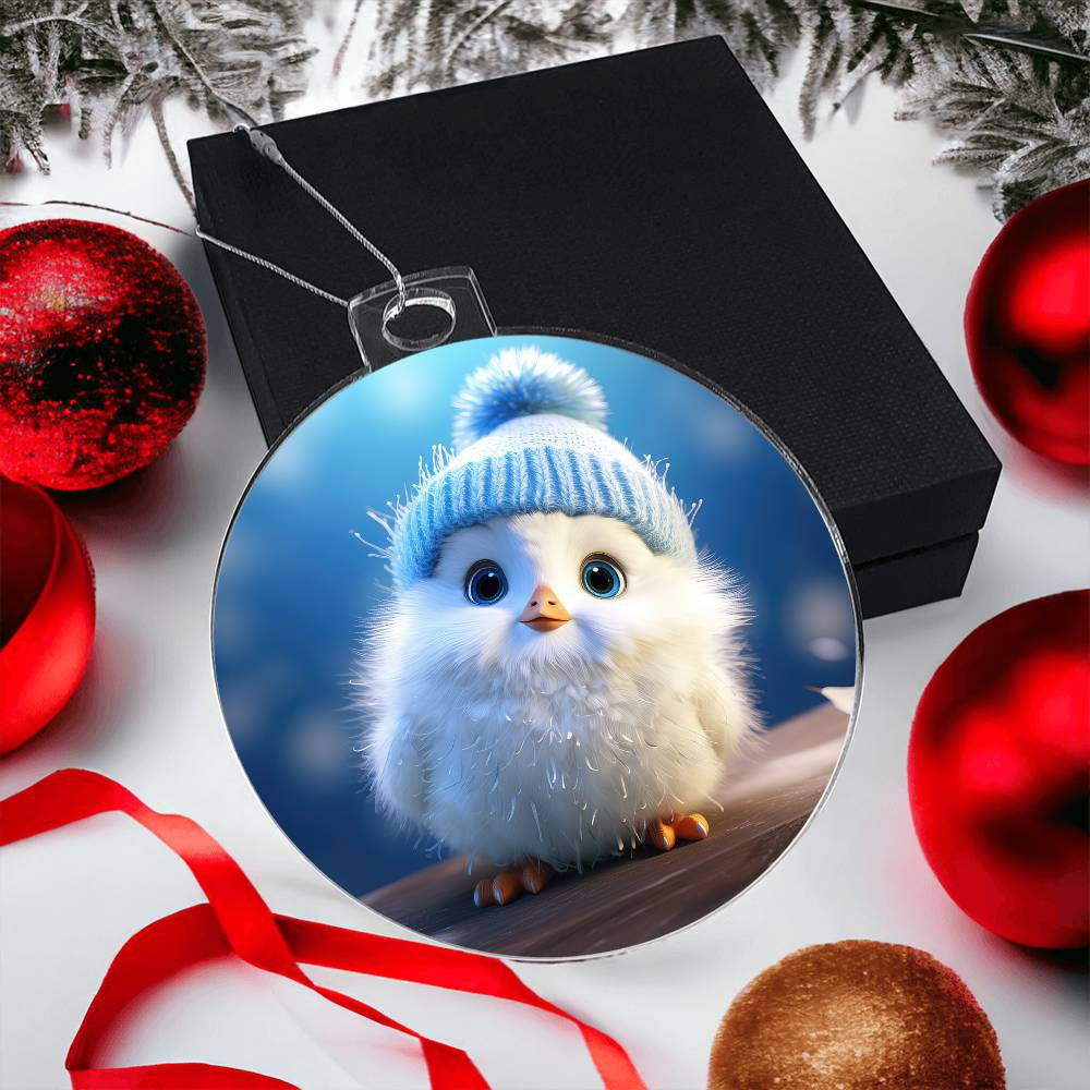 Cat Acrylic Christmas Ornament-[Heartfelt Family Gift]