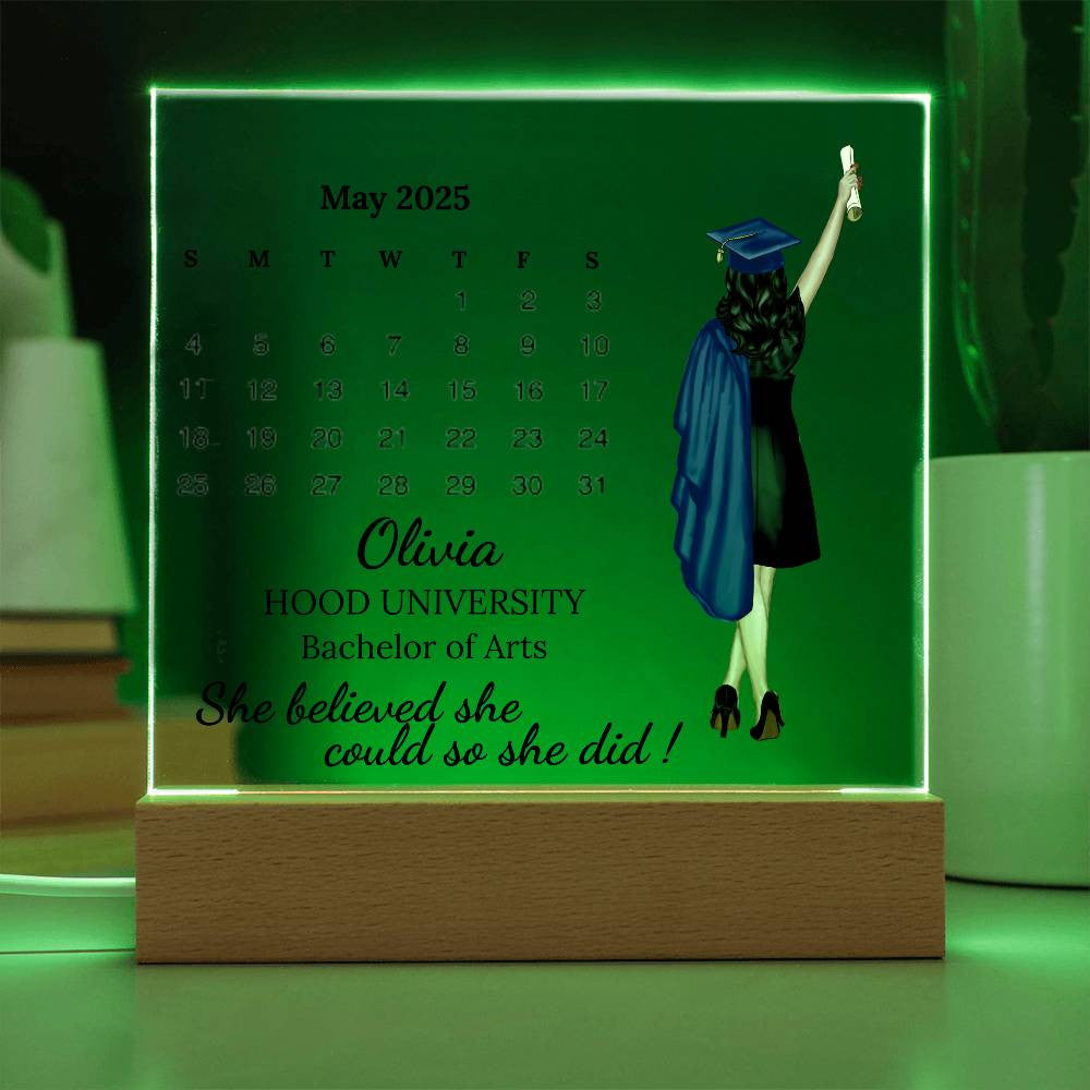 Personalized Graduation Plaque for 2025 Graduate-[Heartfelt Family Gift]