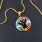 Labrador Dog Pendant Necklace with Engraving - Engraved Memorial Rainbow Bridge-[Heartfelt Family Gift]