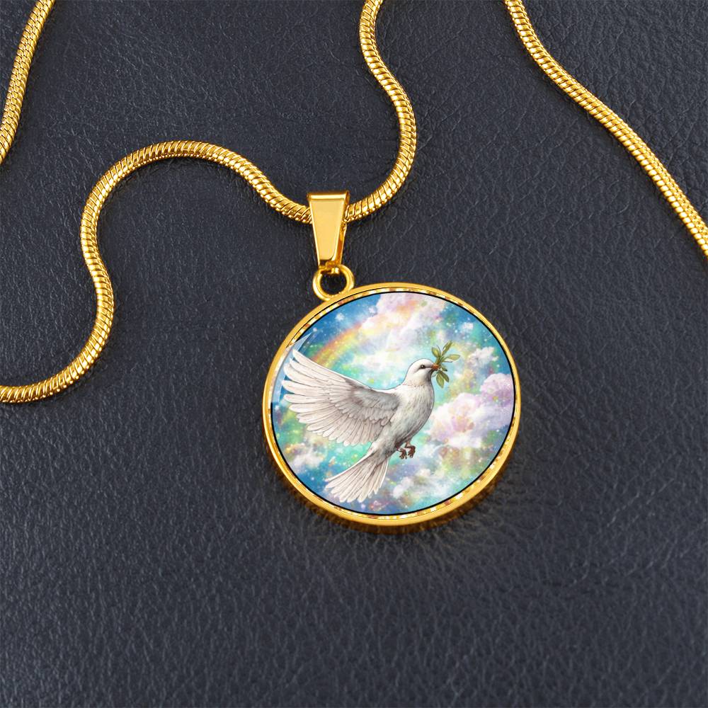 Memorial Dove Personalized Engraved Necklace Bracelet or Keychain