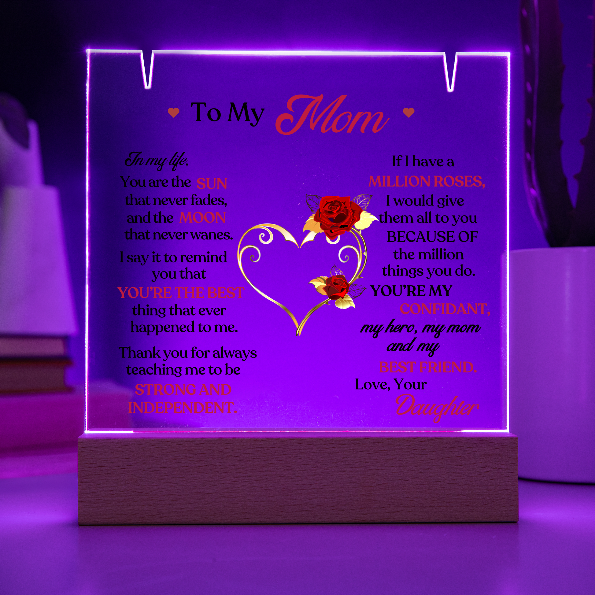 Keepsake Acrylic Bundle (Alluring Beauty)-[Heartfelt Family Gift]