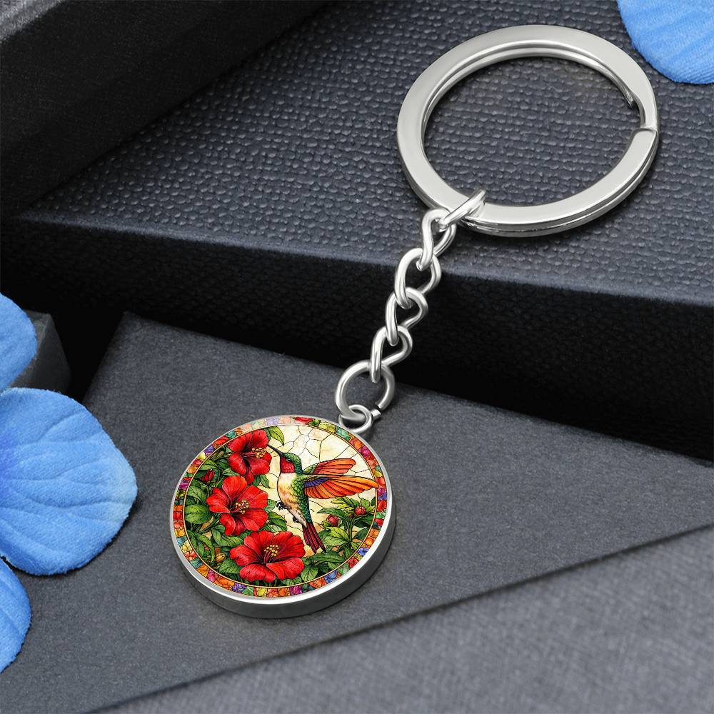 Hummingbird Necklace, Personalized Engraved Jewelry