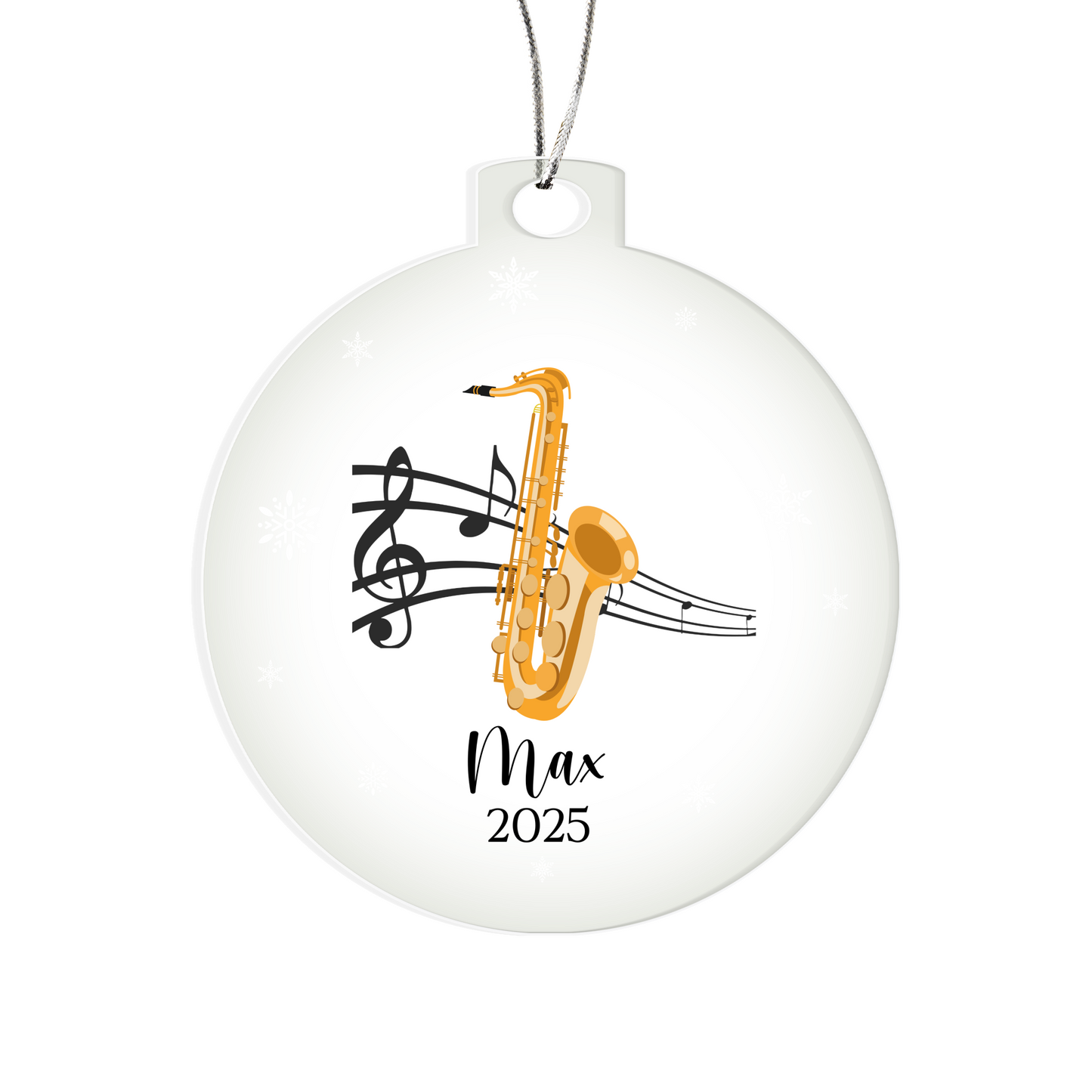 Saxophone Music Ornament