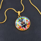 Snauzer Dog Pendant Necklace - Engraved Memorial Rainbow Bridge-[Heartfelt Family Gift]
