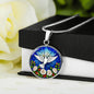 Engraved Dove Necklace-[Heartfelt Family Gift]