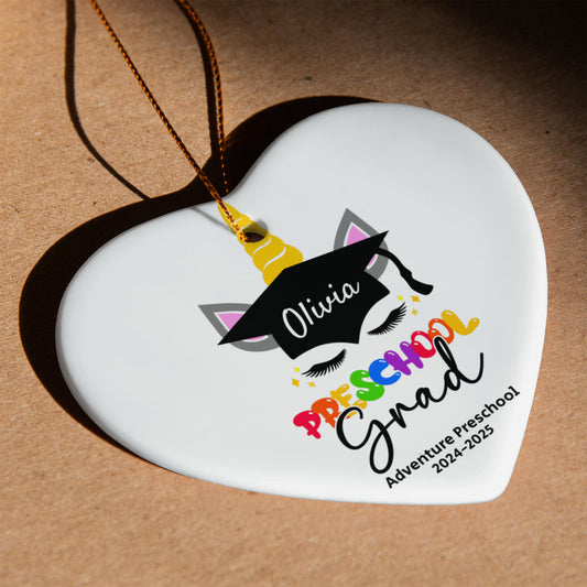 Personalized PreSchool Ornament Gift For Kids