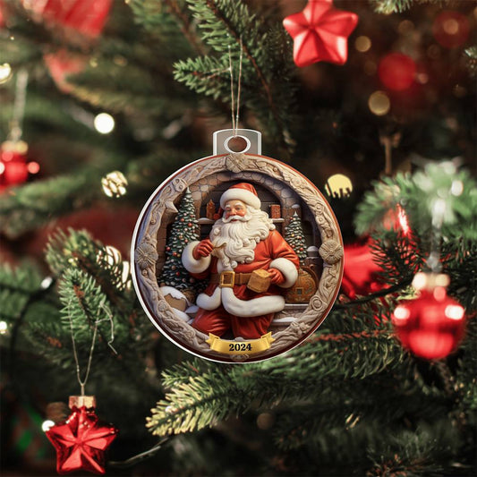 Santa Christmas Ornament-[Heartfelt Family Gift]