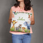 Kids Nursery Safari Zoo Animal Pillow-[Heartfelt Family Gift]