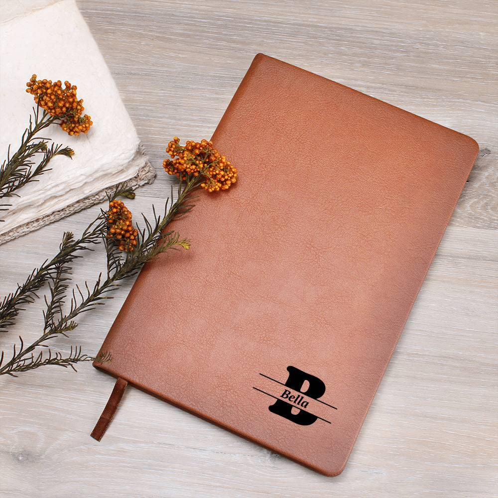 Monogram Name and Initial Journal-[Heartfelt Family Gift]
