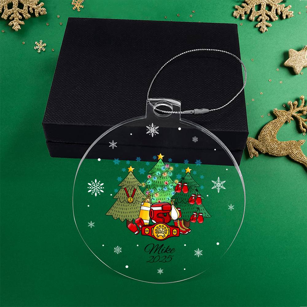 Boxing Christmas Tree Ornament