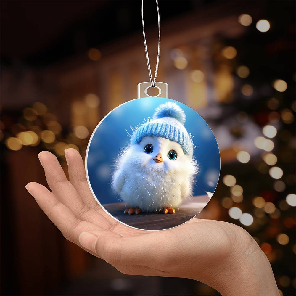 Cat Acrylic Christmas Ornament-[Heartfelt Family Gift]