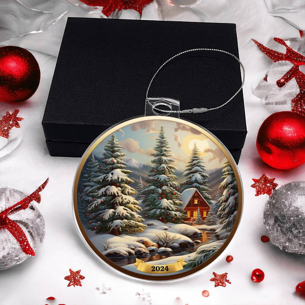 Winter Woodland Christmas Tree Ornament-[Heartfelt Family Gift]