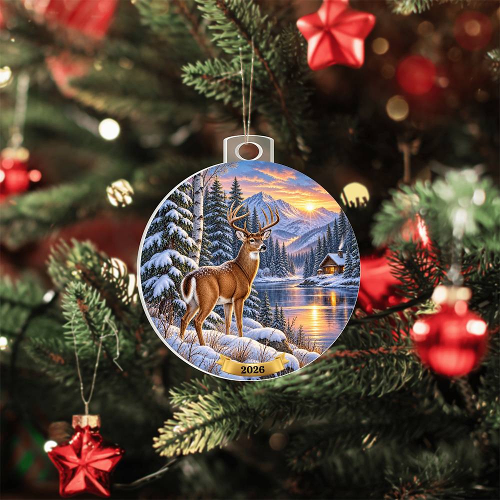 Deer Christmas Ornament