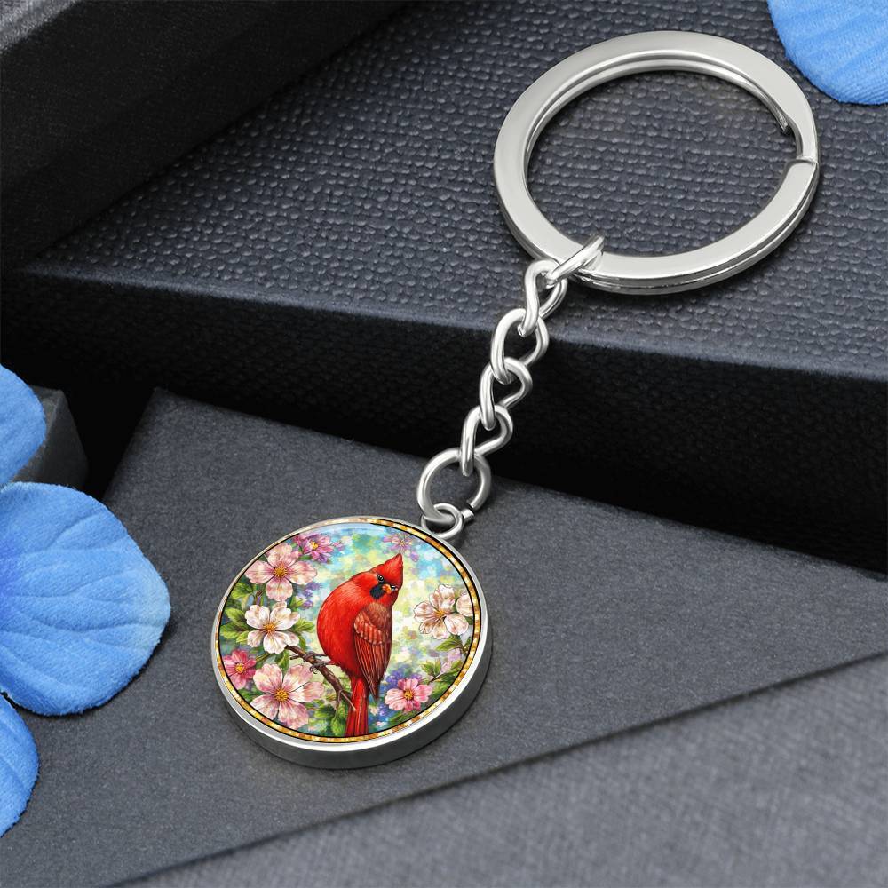 Cardinal Personalized Engraved Necklace Bracelet or Keychain