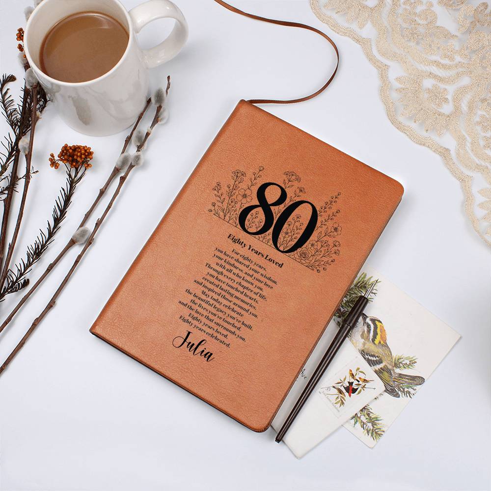 80th Birthday Journal