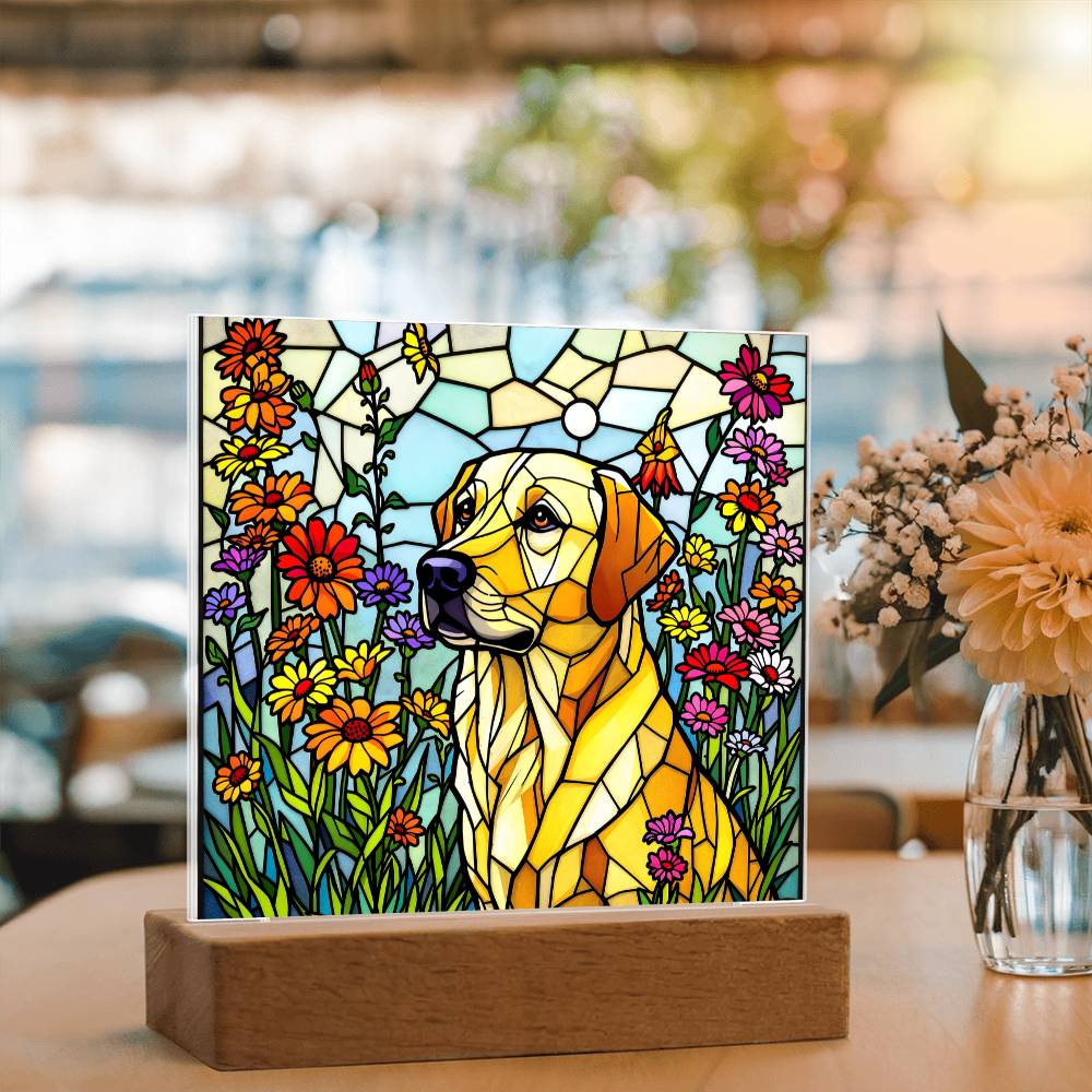 Labrador Retriever Lighted Plaque