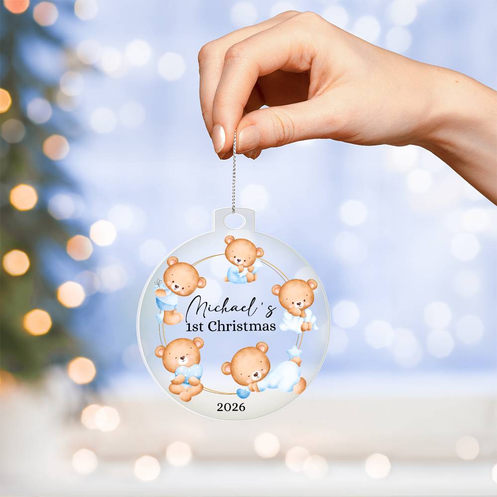 Baby's 1st Christmas Custom Ornament