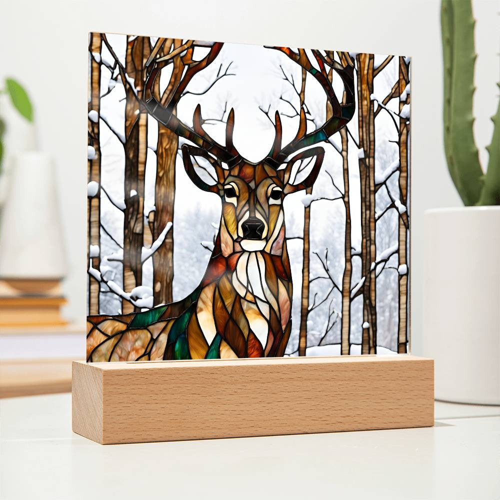 Deer Decorative Acrylic Plaque-[Heartfelt Family Gift]