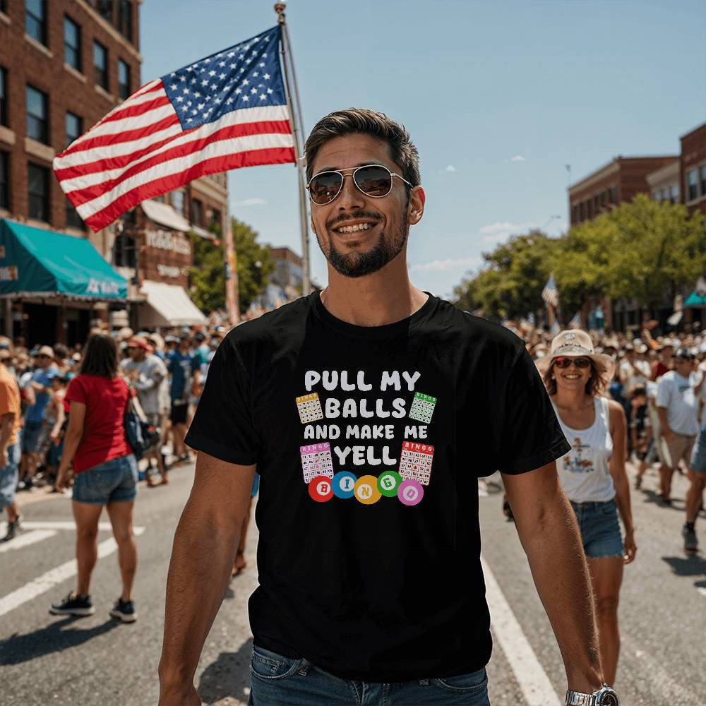 Bingo Balls T-shirt-[Heartfelt Family Gift]